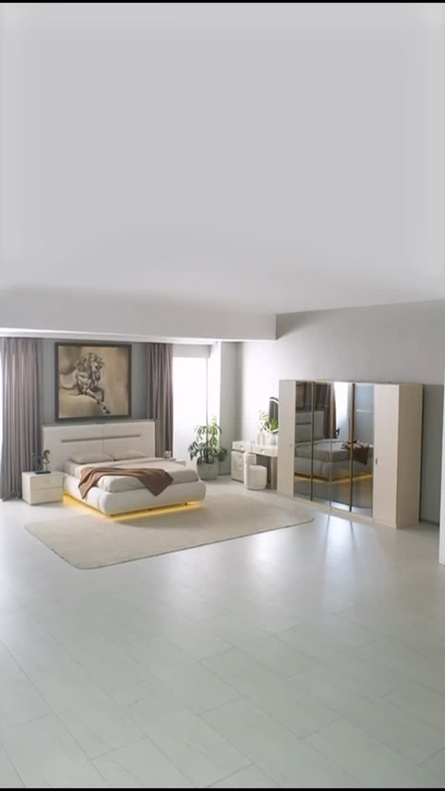 Seramik Madrid Yatak Odasııı detay gorunumu - Ferbay Home Furniture